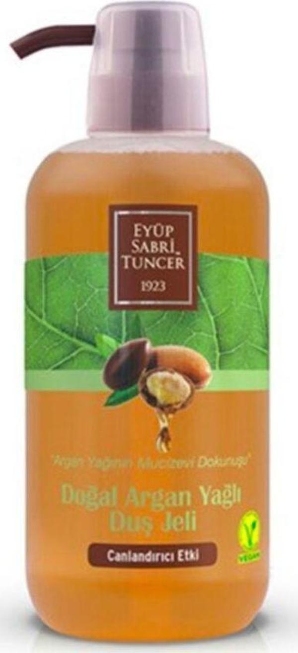 Eyüp Sabri Tuncer Doğal Argan Yağlı Duş Jeli Pet Şişe 600 Ml - Image 1