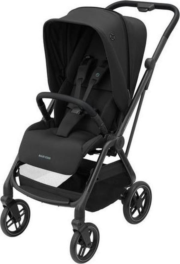 Maxi-Cosi Leona2 Çift Yönlü Uzatılabilir Sırt Desteği Tam Yatabilir Bebek Arabası  Essential Black - Image 1