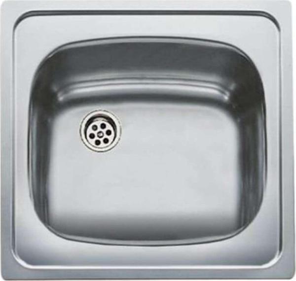 Teka - E50 1B (46.5 X 44 ) - Ankastre Sağ Batarya Çıkışlı Eviye -Paslanmaz Çelik-46.5 Cm- 40109619 - Image 1