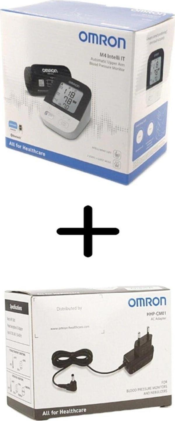 M4 Intelli It Hem-7155t-Ebk Tansiyon Aleti + Adaptör Set - Image 1