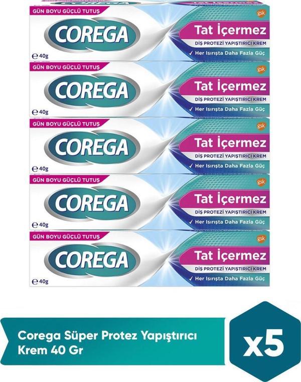 Süper Protez Yapıştırıcı Krem Naneli 40gr x 5 Adet - Image 1