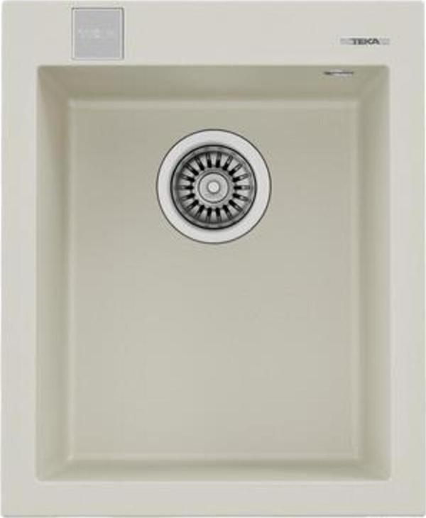 Teka Square 34.40 Bright Cream Tek Gözlü Granite Eviye - Image 1