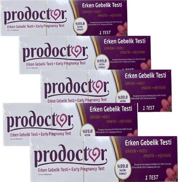 Erken Gebelik Testi %99.8 Kesin Sonuç X 5 Adet (Early Pregnancy Test X5 ) - Image 1