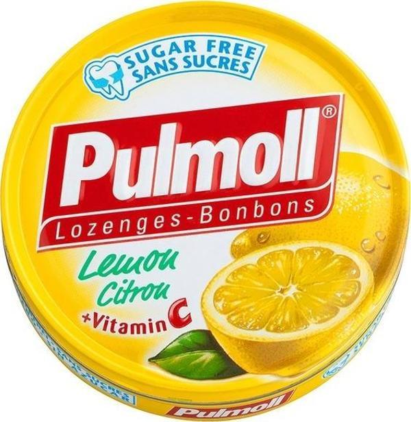 PULMOLL BOĞAZ PASTİLİ (LİMON AROMALI) 45G PASTİL - Image 1