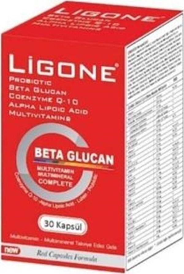 Ligone Beta Glucan Probiotic Multivitamin 30 - Image 1
