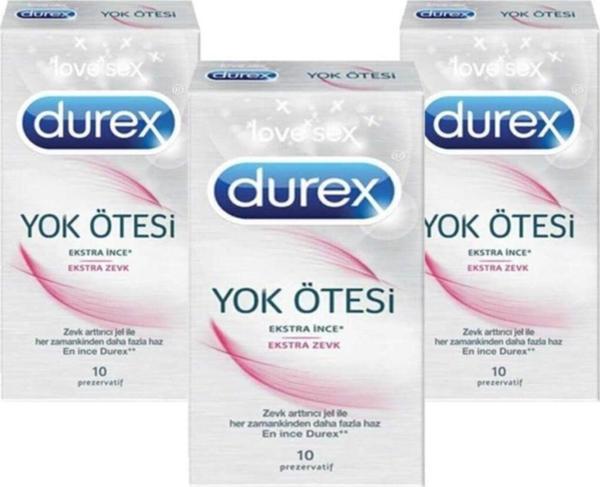 Prezervatif Yok Ötesi Ekstra Zevk 10lu Paket 3lü Set - Image 1