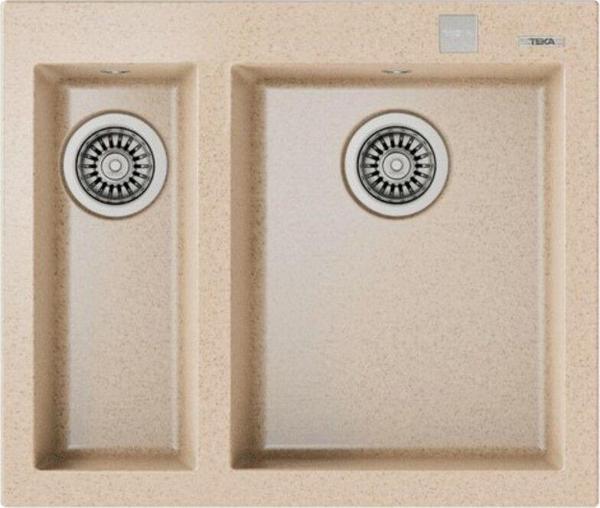 Teka Forsquare 590 Tg Avena Bej Tezgah Üstü Granit Evye - Image 1