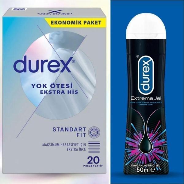 Yok ötesi extra his maxsimimum his için 20 lı prezervatif+exstrem kayganlaştıcı daha fazla haz ulık - Image 1