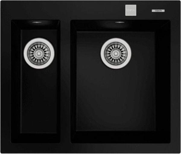Teka Forsquare 590 Tg Siyah Tezgah Üstü Granit Evye - Image 1