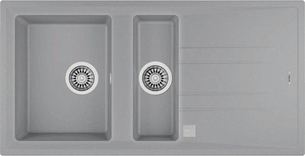 Teka Stone 60 B-Tg Tezgahüstü Metallic Gri Granit Evye - Image 1