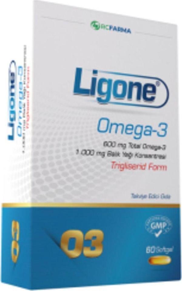 STD Ligone Omega 3 60 Kapsül Balık Yağı Takviyesi ( TEKLİDİR ) - Image 1