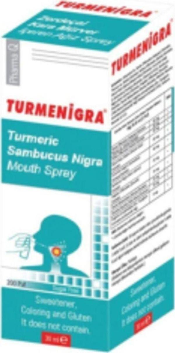 STD Turmenigra Turmeric Sambucus Nigra Mouth Spray 200 Puf 30 ML ( TEKLİDİR ) - Image 1