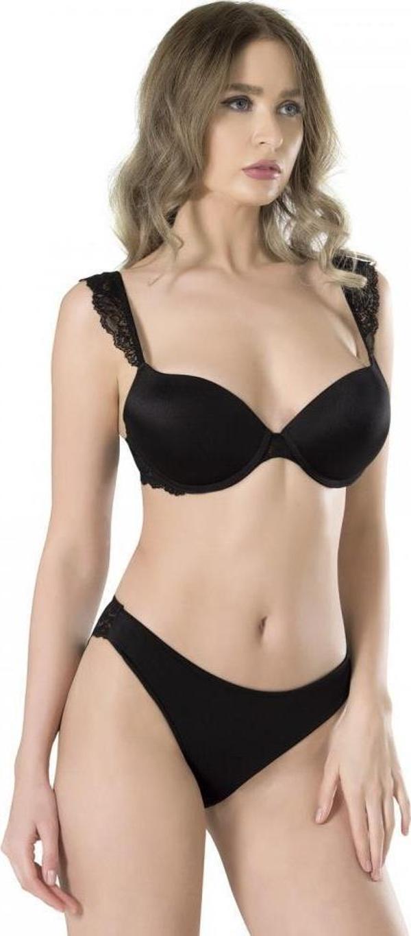 Fabony Bayan Dantelli Yumuşak Cup Sütyen Külot Takımı 4060 - Image 1
