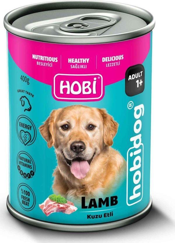 Hobi Hobidog Kuzu Etli Yetişkin Köpek Konservesi 400gr - Image 1