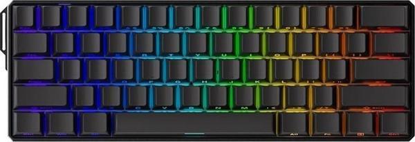 AKKO MONSGEEK FUN60 Ultra Shine-Through Black Hall Effect Manyetik Switch ARGB Kablosuz Hotswap Mekanik Gaming Klavye - Image 1