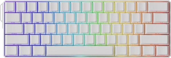 AKKO MONSGEEK FUN60 Ultra Shine-Through White Hall Effect Manyetik Switch ARGB Kablosuz Hotswap Mekanik Gaming Klavye - Image 1