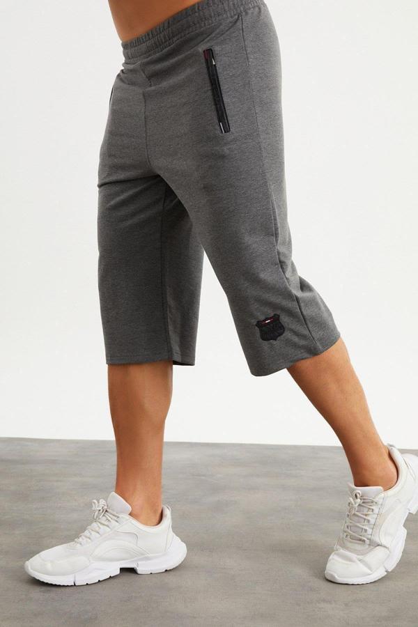 Mysport 201762 Cep Nakış Detaylı Erkek Kapri - Image 1