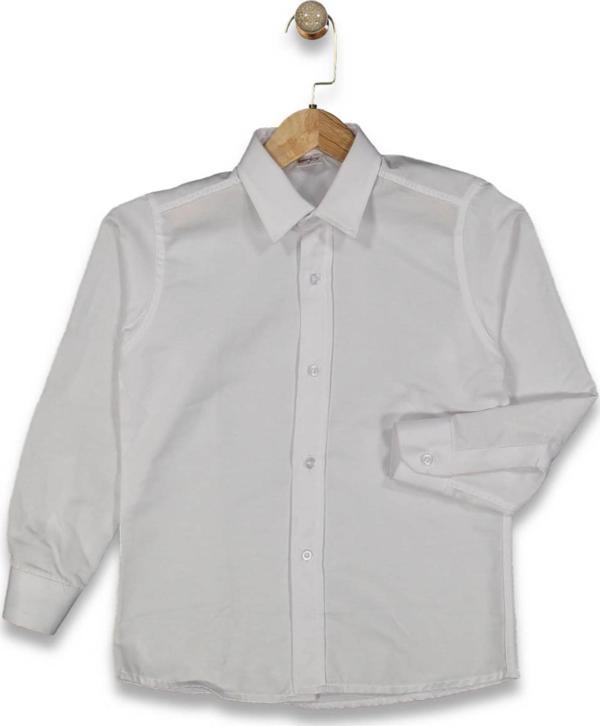 Erkek Çocuk Beyaz Uzun Kol Gömlek BGL-ST04547 - Image 1