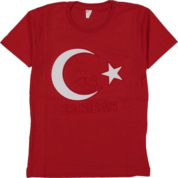 Bayrak Baskılı Çocuk Tişört BGL-ST04549 - Image 1