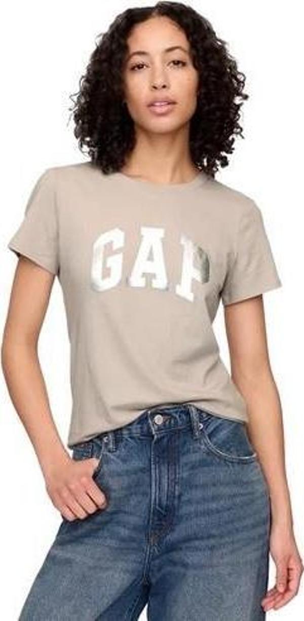 GAP 729555009 V-Ss Logo Classic Tee Kadın Tişört - Image 1