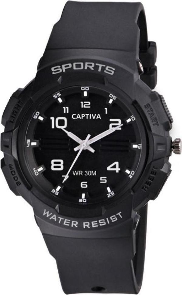 Captiva 30 mt Suya Dayanıklı Analog Silikon Kordonlu Çoçuk Kol Saati CP.YN.25.15 - Image 1
