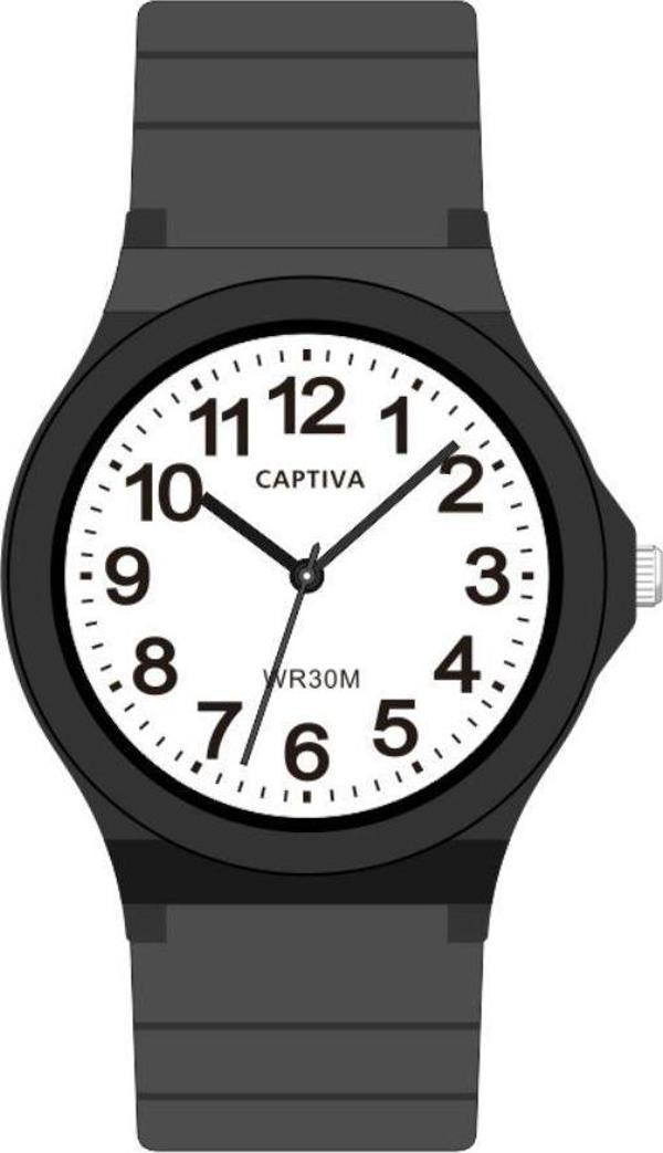 Captiva 30 mt Suya Dayanıklı Analog Silikon Kordonlu Çoçuk Kol Saati CP.YN.25.19 - Image 1