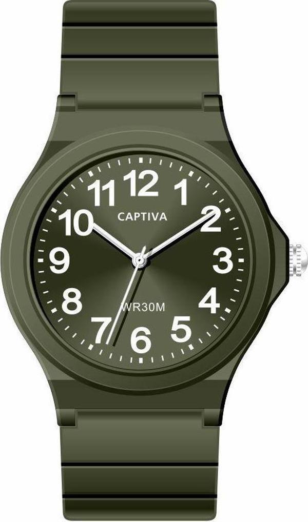 Captiva 30 mt Suya Dayanıklı Analog Silikon Kordonlu Çoçuk Kol Saati CP.YN.25.20 - Image 1