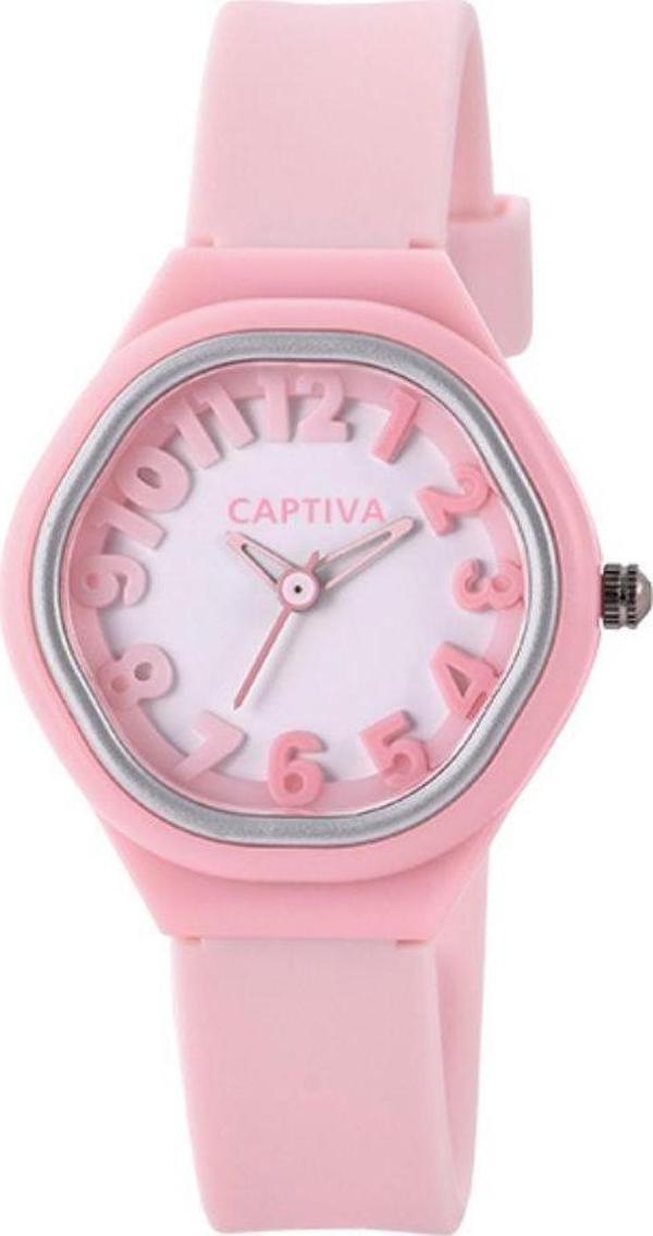 Captiva 30 mt Suya Dayanıklı Analog Silikon Kordonlu Çoçuk Kol Saati CP.YN.25.26 - Image 1