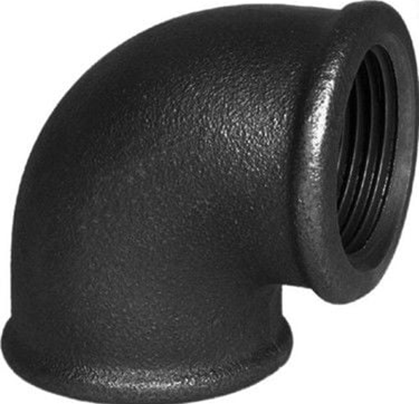 TRAKYA DÖKÜM 3/4'' SİYAH DİRSEK 70 ADET (1KOLİ) - Image 1