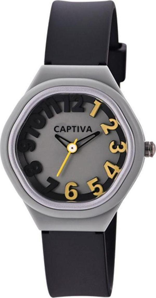 Captiva 30 mt Suya Dayanıklı Analog Silikon Kordonlu Çoçuk Kol Saati CP.YN.25.27 - Image 1