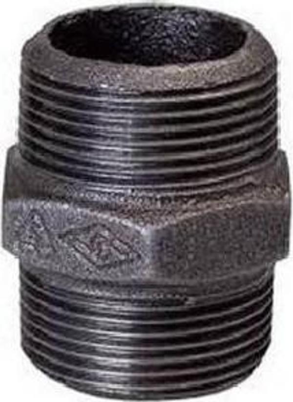 TRAKYA DÖKÜM 1 1/4'' SİYAH NİPEL 40 ADET (1KOLİ) - Image 1