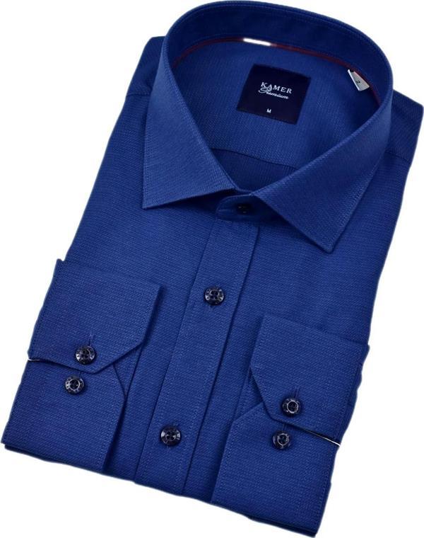 Erkek Klasik Petek Doku  Uzun Kol Gömlek 3718 BGL-ST04397 - Image 1