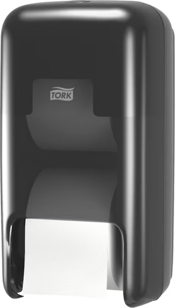 Tork OptiServe Kartonsuz 2 Ruloluk Tuvalet Kağıdı Dispenseri Siyah (558042) - Image 1