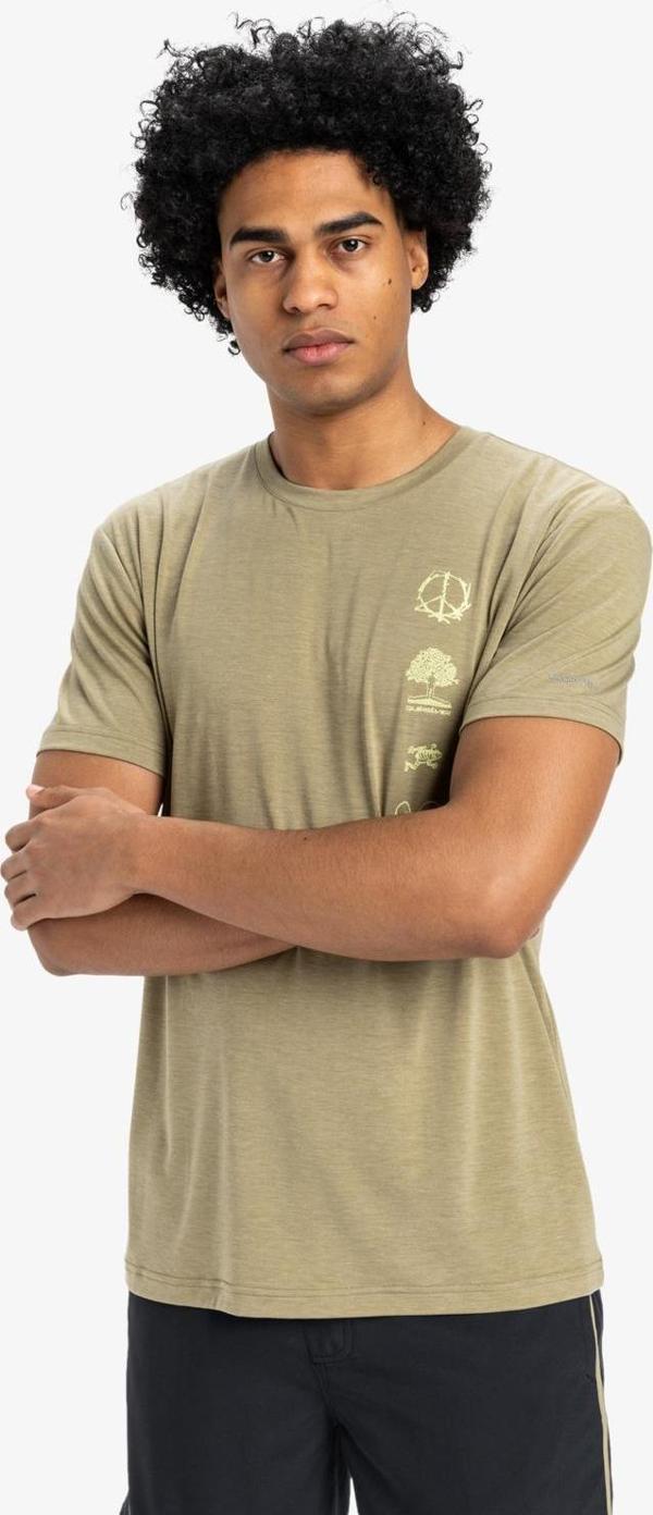 Quiksilver EQYKT04372-TMSH Coastal Run Ss Erkek Spor Tişört - Image 1