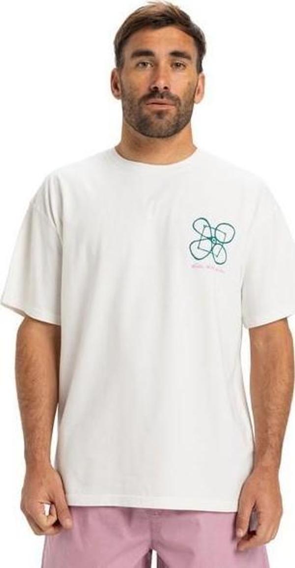 Quiksilver EQYZT08032-WBK0 Hw Outside inside Ss Erkek Spor Tişört - Image 1
