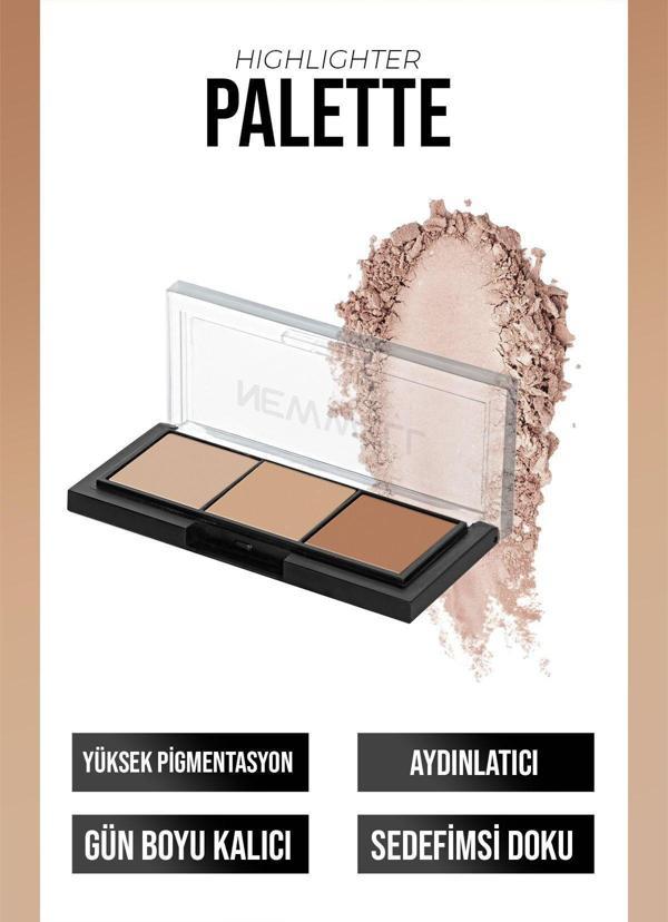 New Well Porcelain Make Up Highlighter 3Lü - Image 1