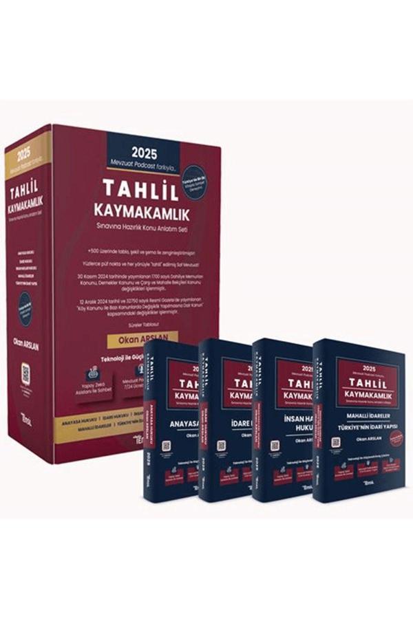 Temsil Kitap Tahlil Kaymakamlık Sınavına Hazırlık Konu Anlatım Seti / Okan Arslan / 9786256623774 - Temsil Kitap - Image 1