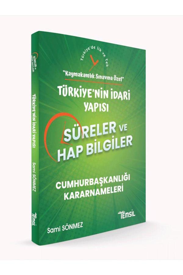 Temsil Kitap “Kaymakamlık Sınavına Özel” Süreler Ve Hap Bilgiler -Türkiyenin İdari Yapısı- - Temsil Kitap - Image 1