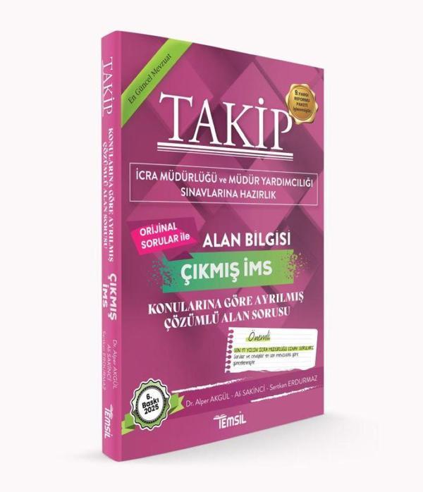 Temsil Kitap Takip Icra Müdürlüğü Çıkmış Soru Bankası - Temsil Kitap - Image 1