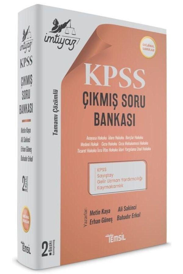 Temsil Yayınları Temsil Kpss Ve Kurum Sınavları Imtiyaz Çıkmış Soru Bankası Çözümlü - Temsil Yayınları - Image 1