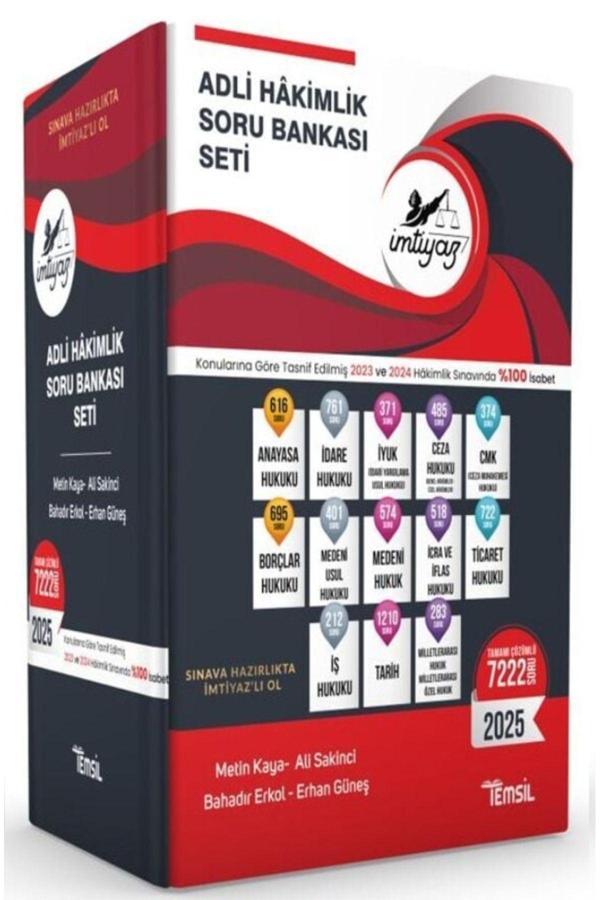 Temsil Kitap İmtiyaz Adli Hâkimlik Hukuk Soru Bankası Seti 2025 - Temsil Kitap - Image 1