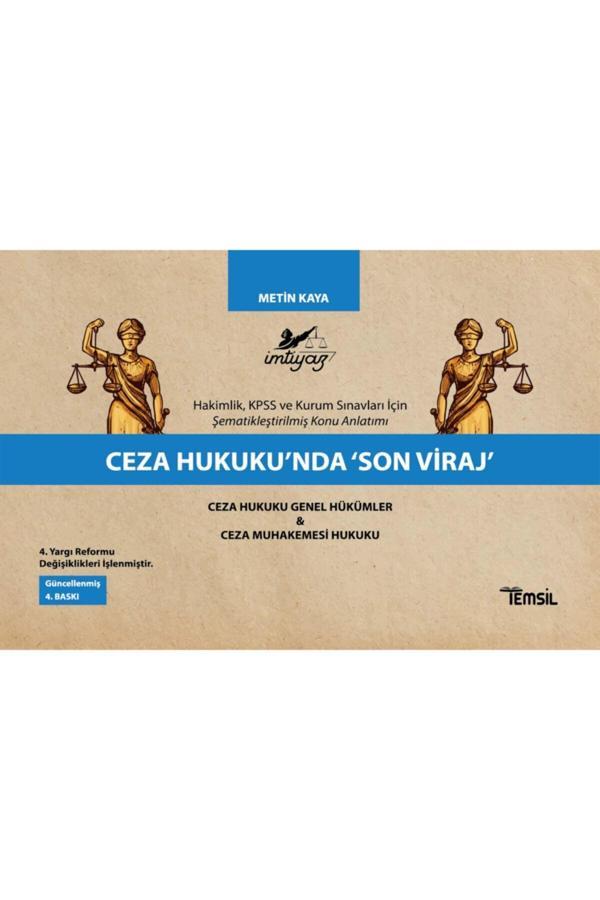 Temsil Kitap Ceza Hukuku'Nda 'Son Viraj' Genel Hükümler - Ceza Muhakemesi Hukuku - Temsil Kitap - Image 1