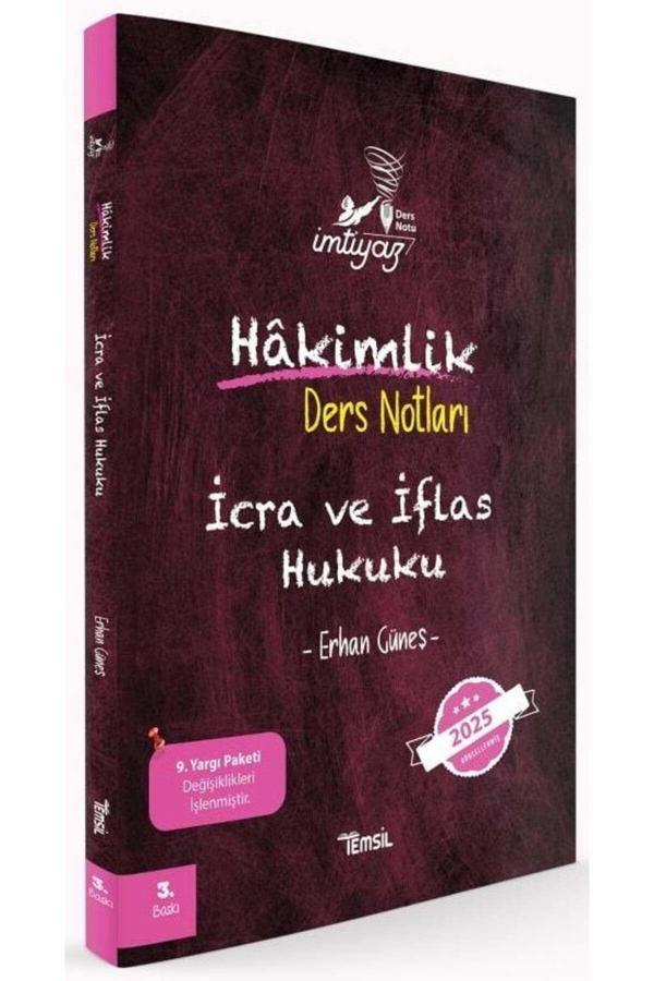 Temsil Kitap Temsil 2025 Baskı İmtiyaz Hakimlik İcra Ve İflas Hukuku Ders Notları - Temsil Kitap - Image 1