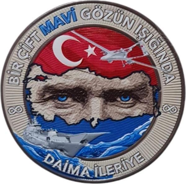 ATATÜRK  PEÇ , BİR ÇİFT MAVİ GÖZÜN IŞIĞINDA  - Arma - TPU Patch - Image 1