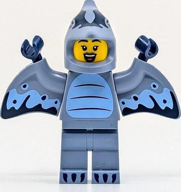 LEGO Minifigures 71048 Series 27 : 6.Pterodactyl Costume Fan - Image 1