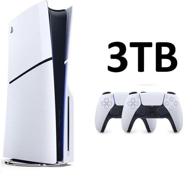 Playstation 5 Slim CD Edition 3 TB+2.Dualsense Kol - Image 1