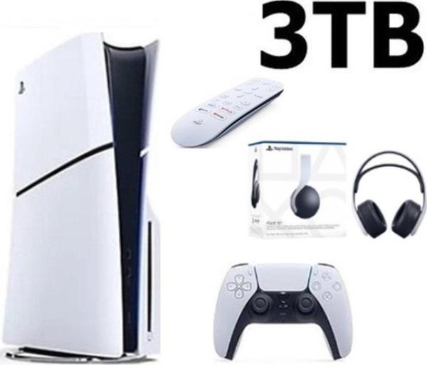 Playstation 5 Slim Cd Edition 3TB + 3D Plus Kulaklık+ Media Kumanda - Image 1