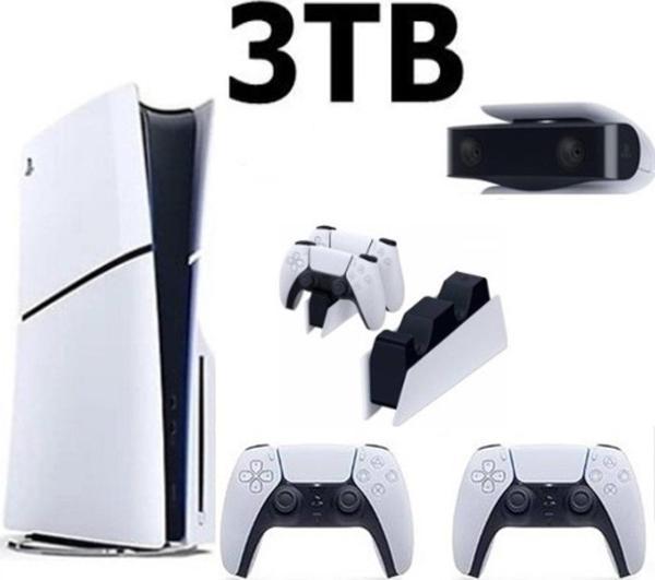 Playstation 5 Slim Cd Edition 3TB +2.Dualsense Kol + Kamera+ Şarj istasyonu - Image 1