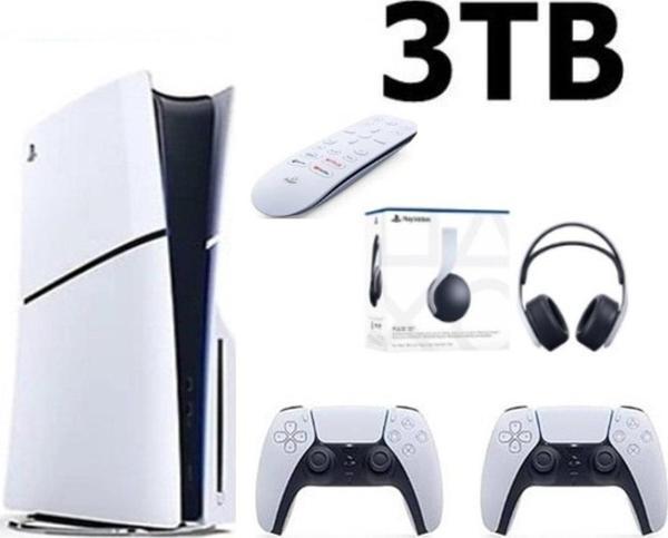 Playstation 5 Slim Cd Edition 3TB +2.Dualsense Kol + Media Kumanda+3D Plus Kulaklık - Image 1