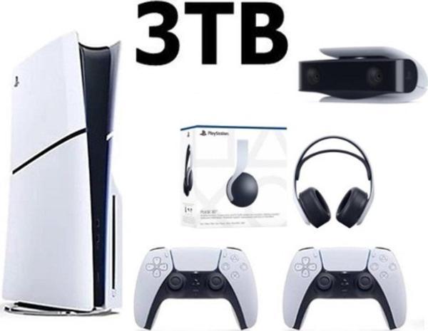 Playstation 5 Slim Cd Edition 3TB +2.Dualsense Kol +Kamera+ 3D Plus Kulaklık - Image 1
